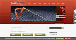 Desktop Screenshot of directborduren.nl